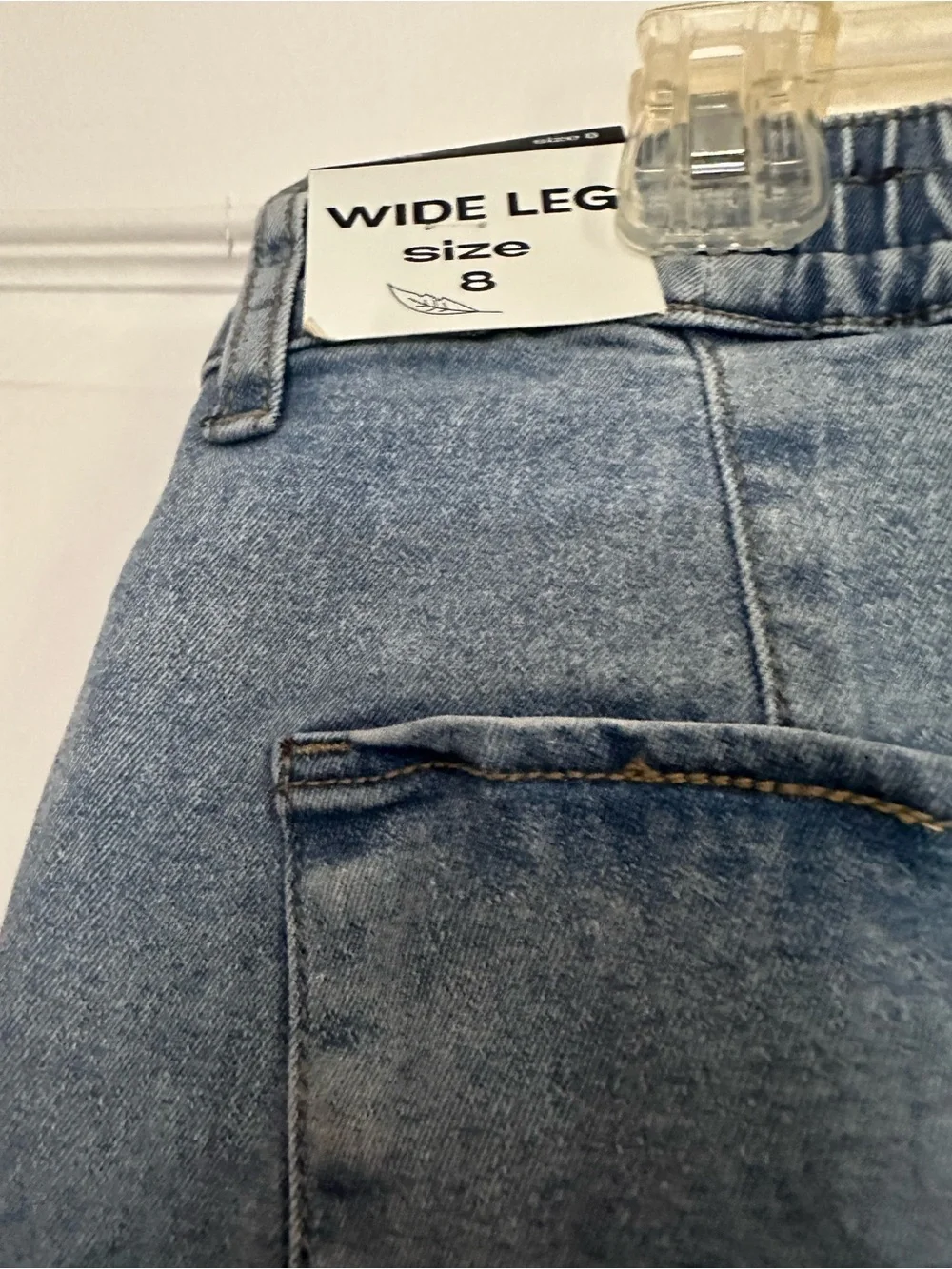 Ellie Light Blue Wide-Leg Jeans